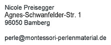 Montessori Perlenmaterial